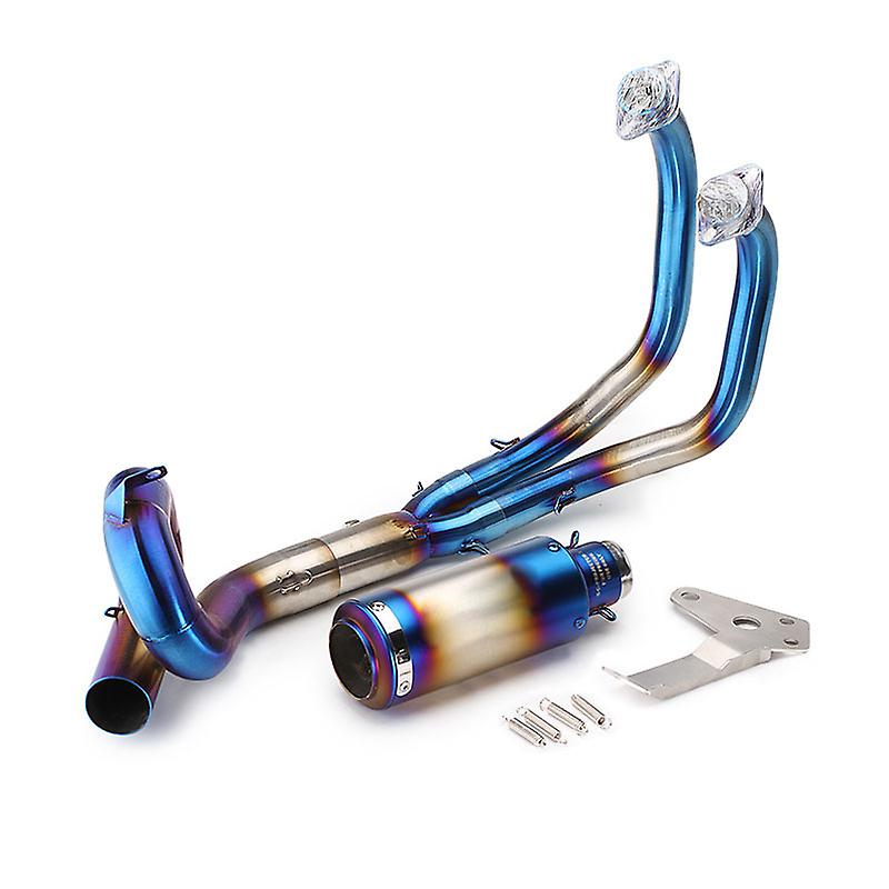 For Yamaha MT-07 FZ-07 XSR700 Motorcycle Exhaust System Modified Stainless Steel Front Middle Link Pipe XSR700 FZ07 MT07