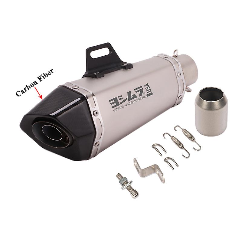 Universal 38-51mm Motorrad Yoshimura Auspuff Moto Rohr Flucht Für CBR650 R6 ER6N MT09 duke Carbon Fiber Tail schalldämpfer DB Mörder