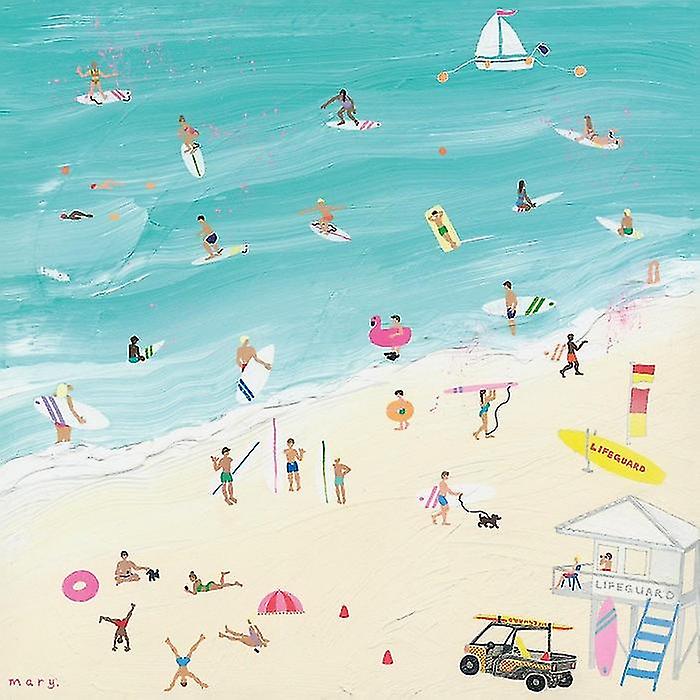 Mary Donald Surf's Up Australia Canvas Print