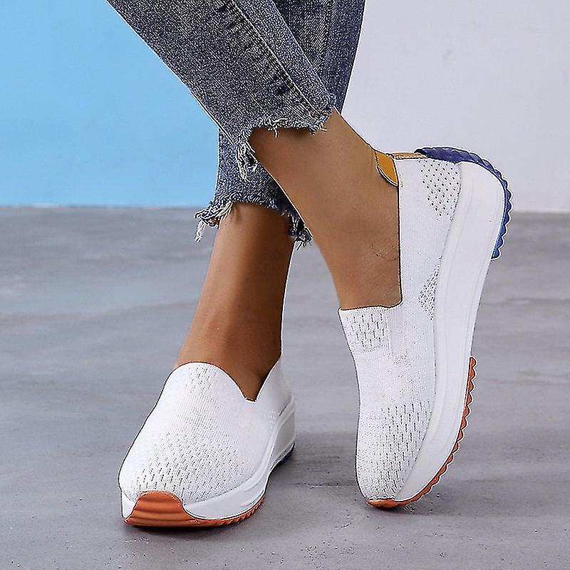 Zapatos cómodos para mujer - blanco