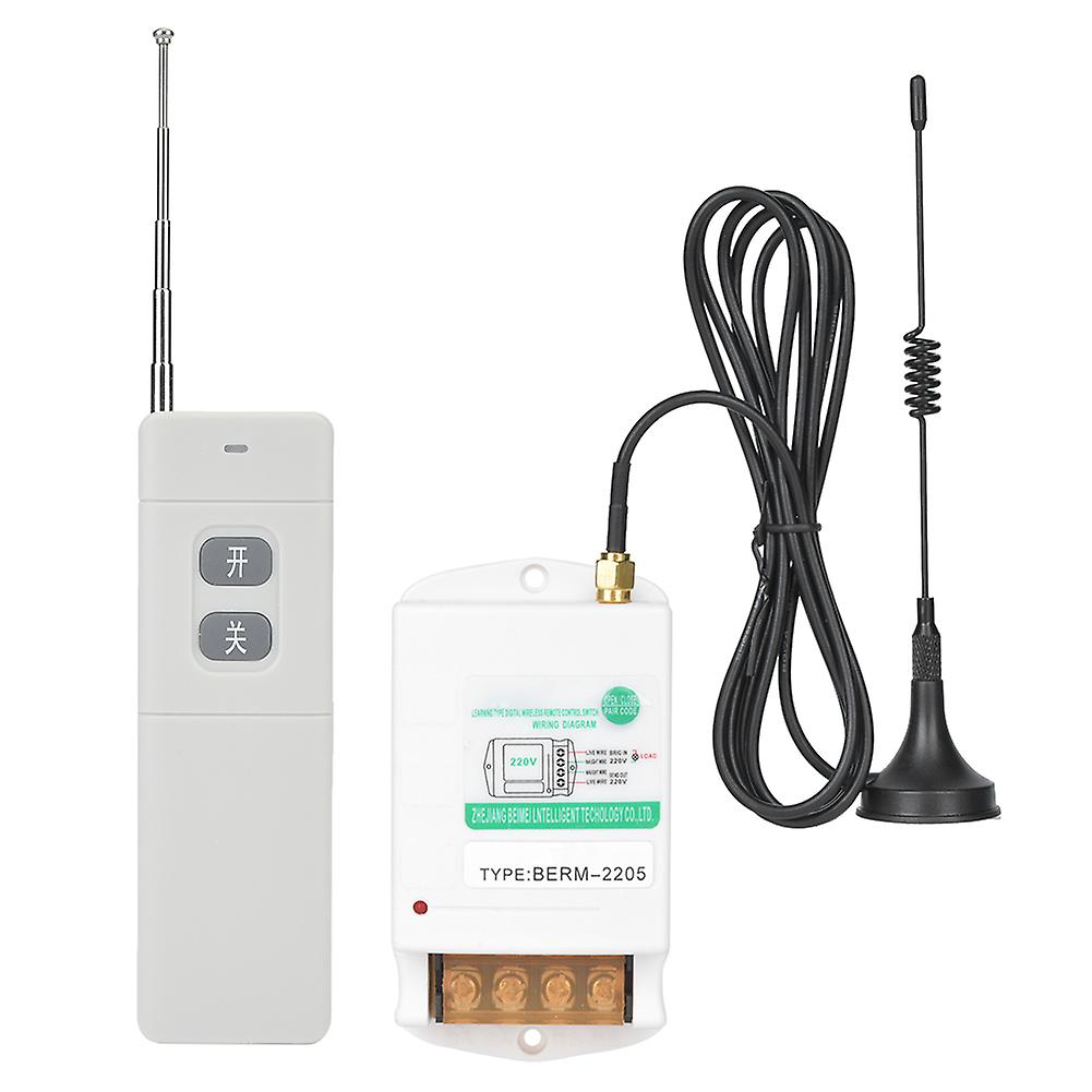 BERM@ Remote Control Switch Long Distance Digital Wireless Sensor Controller 220V 6250W