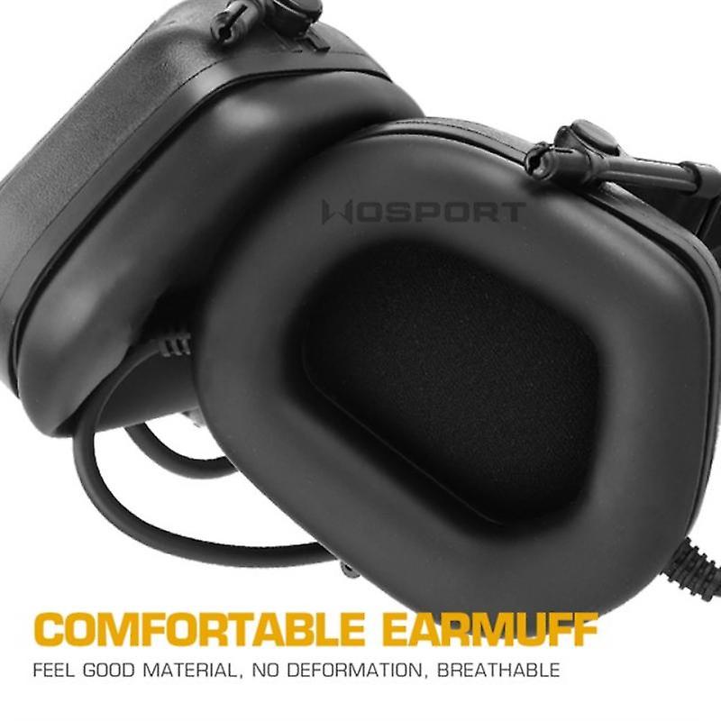 Casque De Réduction De Bruit Tactique Wosport - 5ème Génération Pour Chasse électronique - Neuf Sous Emballage