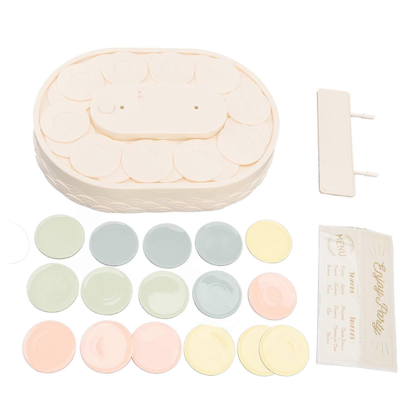 Rotary Sushi Machine Automatic Rotating Table Display Stand Swing Tray Turntable for Sushi Dessert Cupcake Dessert