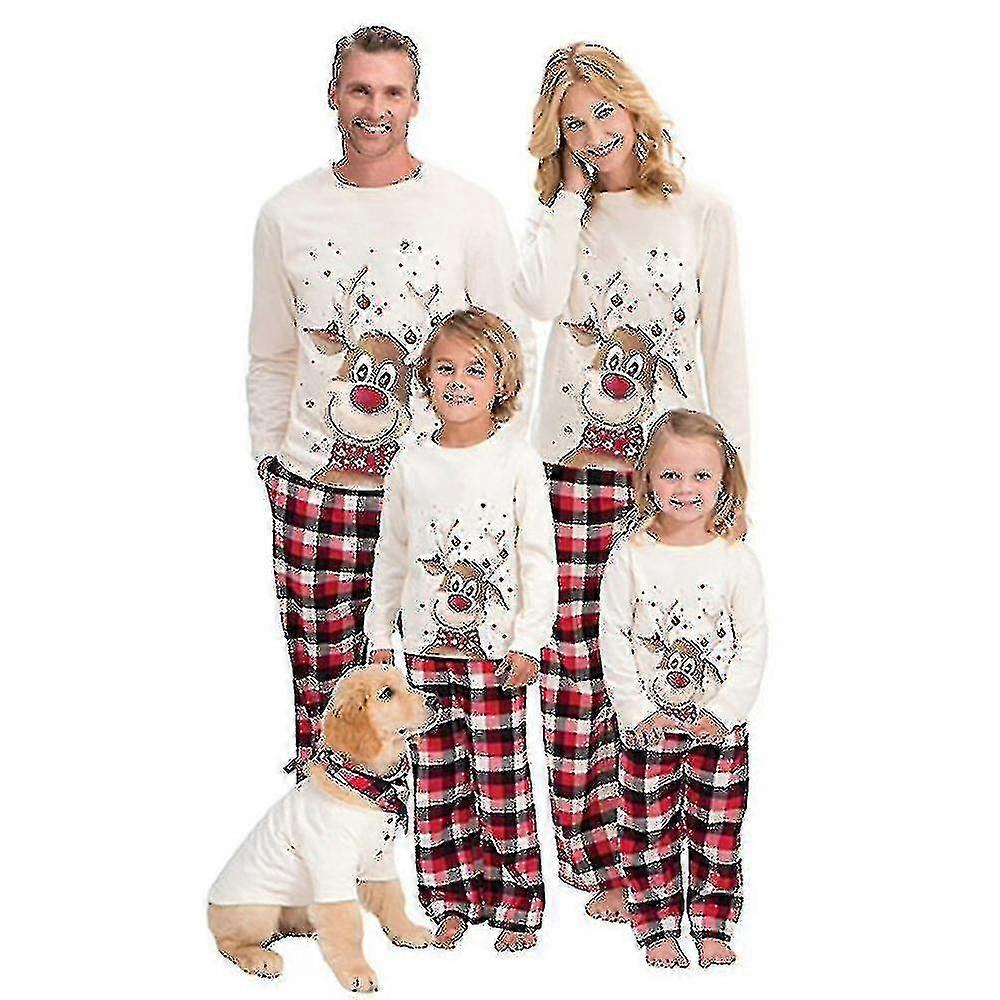 Julepyjamas sett menns damer og barn