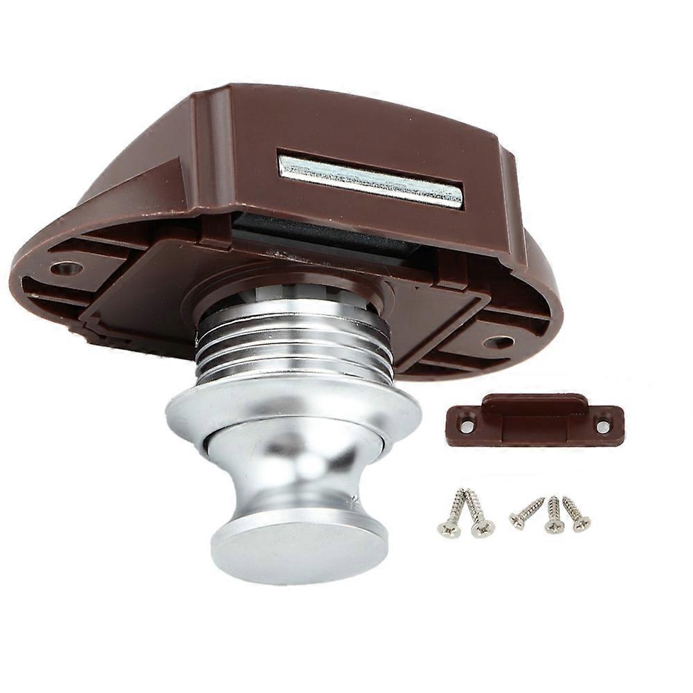 Car Boat Keyless Push Button Lock RV Cabinet Drawer Safety Latch Lock NO.06553