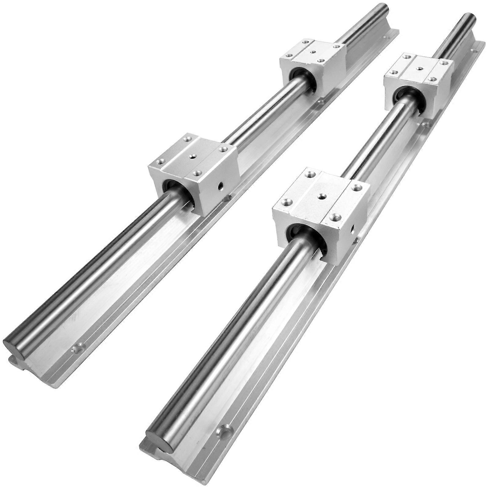 Γραμμικό μπλοκ SBR16UU εξαρτήσεων ραγών 2PCS SBR16-500mm 4PCS για τις μηχανές CNC
