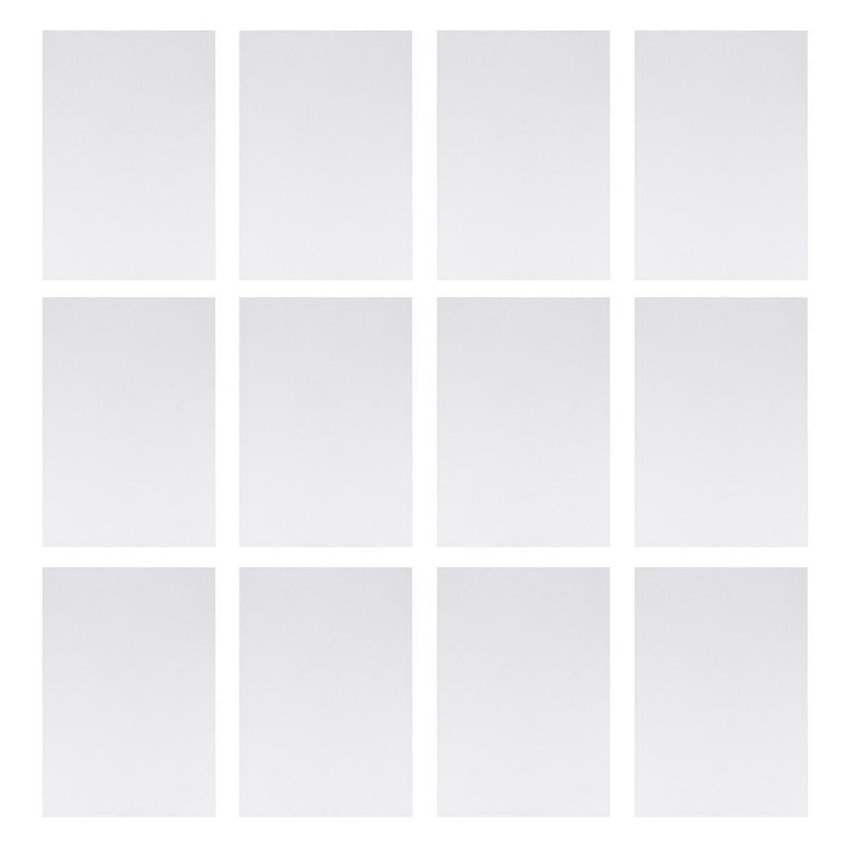 100 ورقة بيضاء A4 الافراج عن ورقة حساب اليد ورقة مضادة للالتصاق ورقة العزل المضادة للالتصاق ورقة التحرير فارغة على الوجهين للمكتب المنزلي (أبيض)