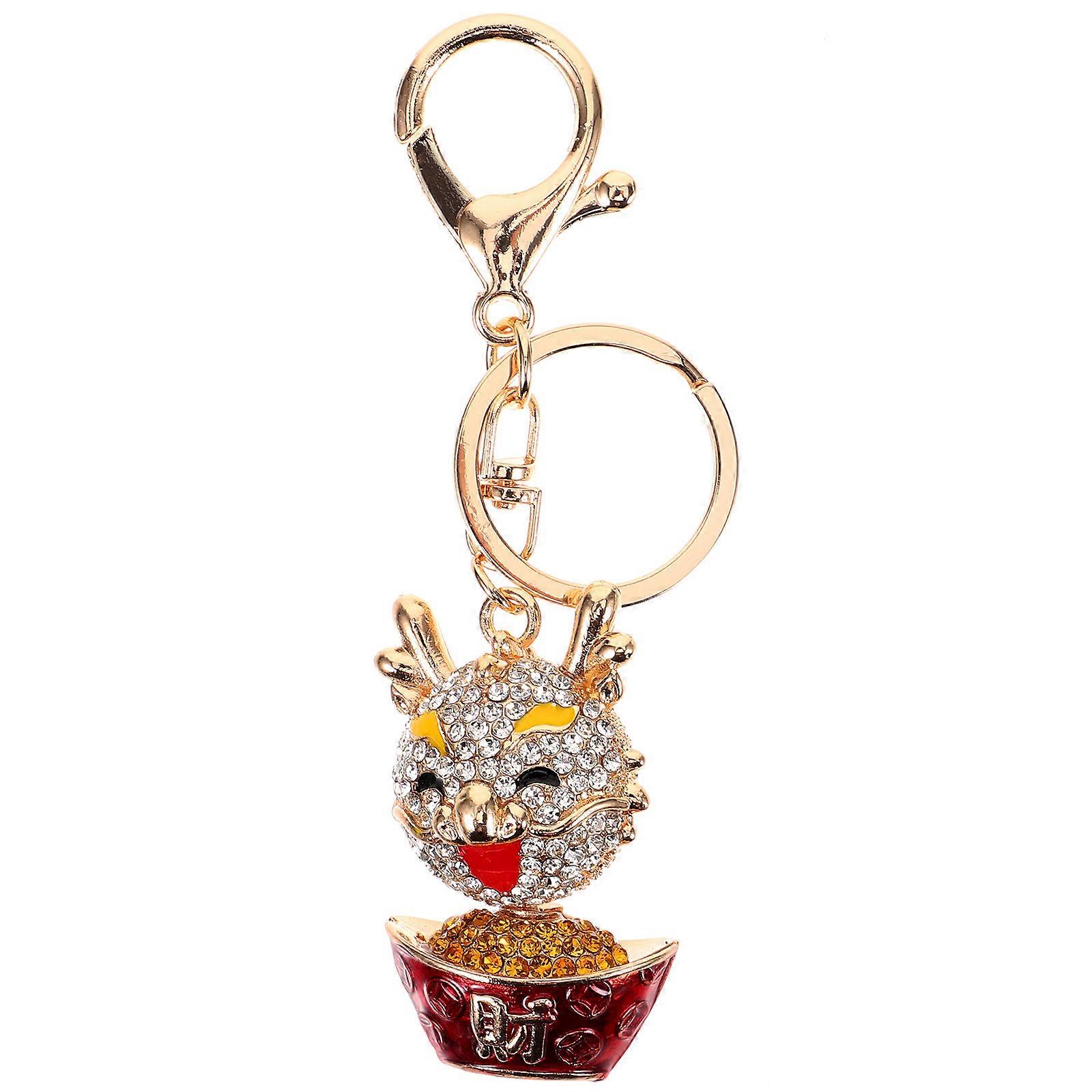 Dragon Keychain Car Hanging Keychain Pendant Dragon Charm Keychain Hanging Keychain