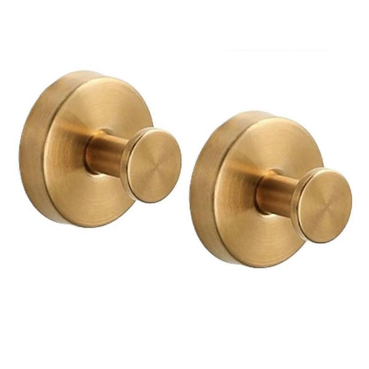 不锈钢吸盘钩 无孔钩 适用于任何地方 金色