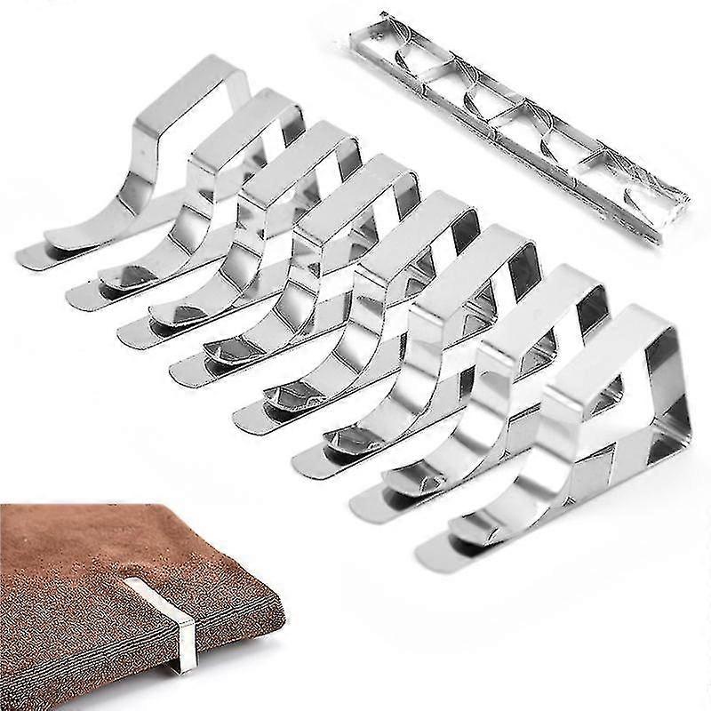 12pcs Pack Table Cloth Clips Adjustable Clamp Metal