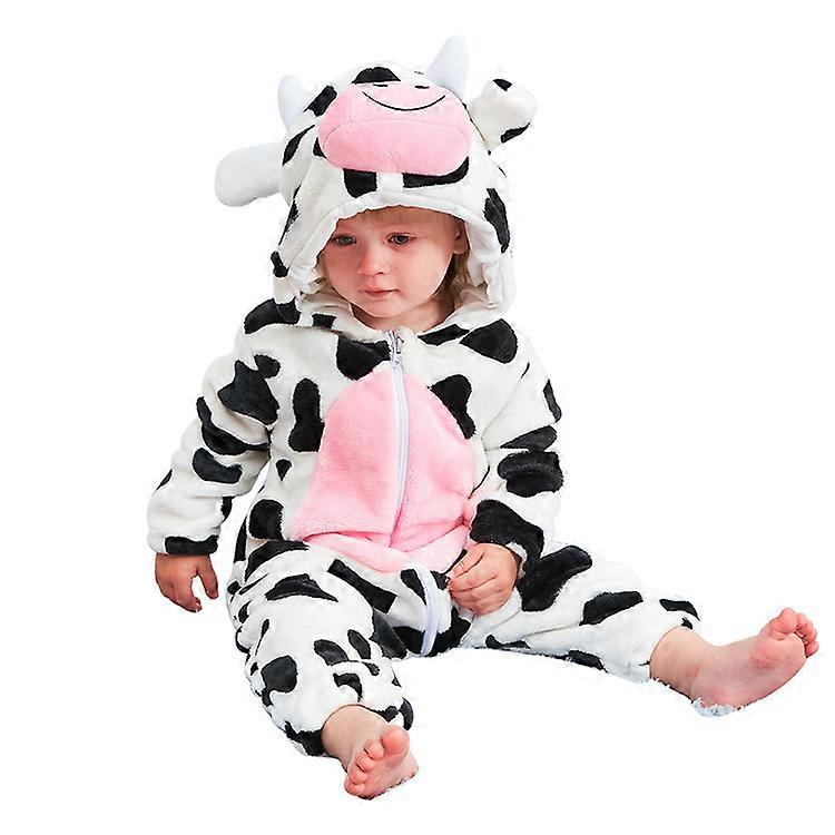 Children's Pajamas In Winter Are In The Shape Of A Cow