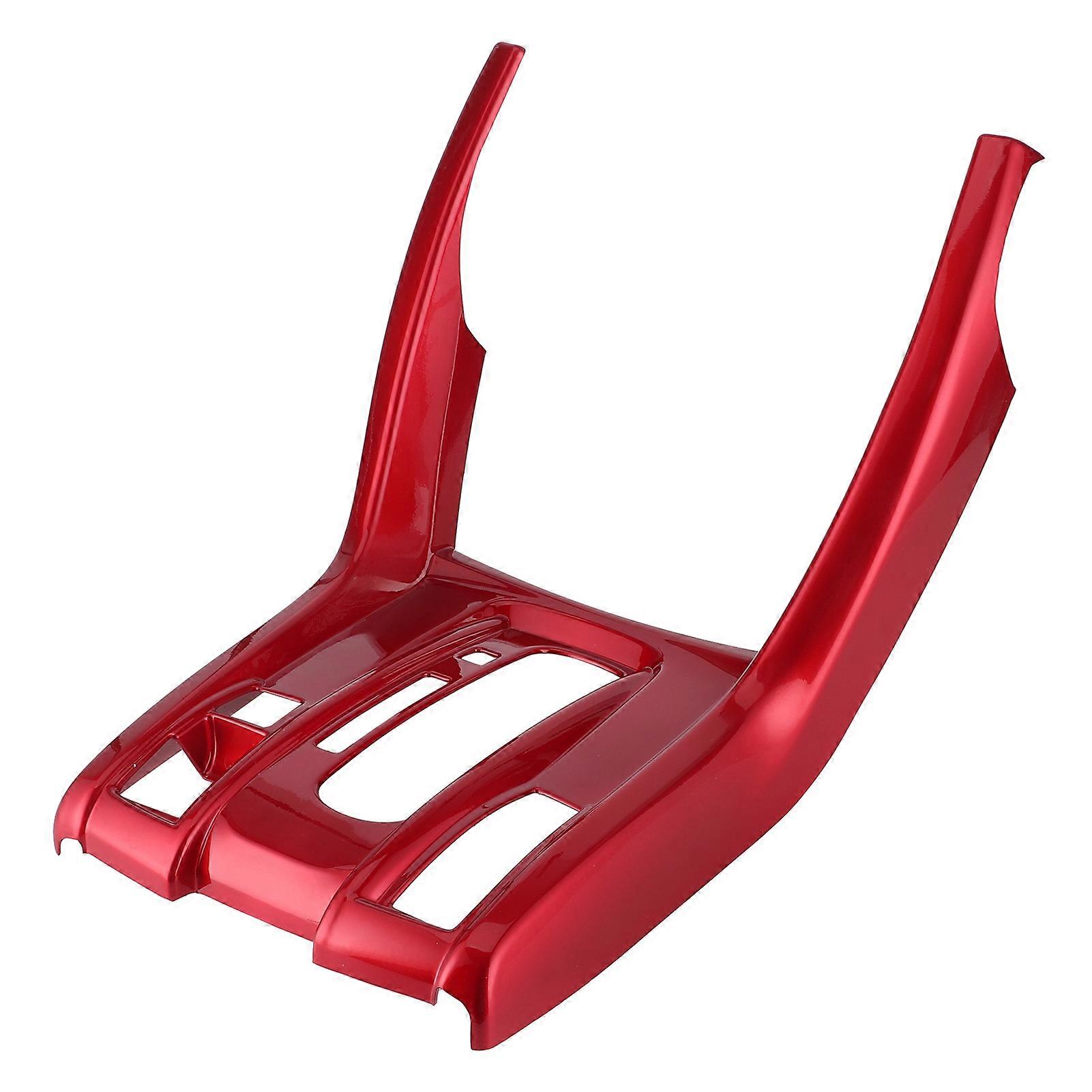 Gear Shift Panel Trim Frame Stylish Interior Decoration Fit for Honda Civic 2016+(Bright Red )