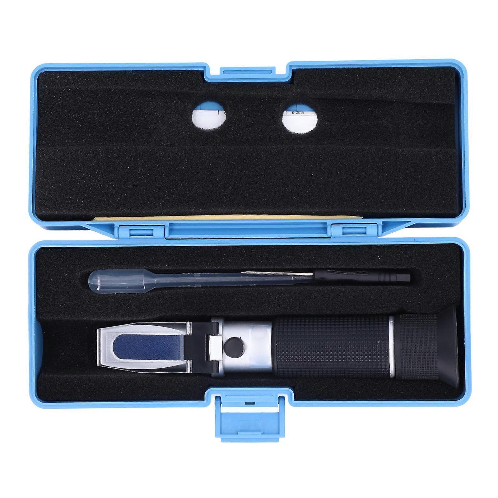 Brix Refractometer Handheld Measuring Tool for Sugar Brewing Dual Scale