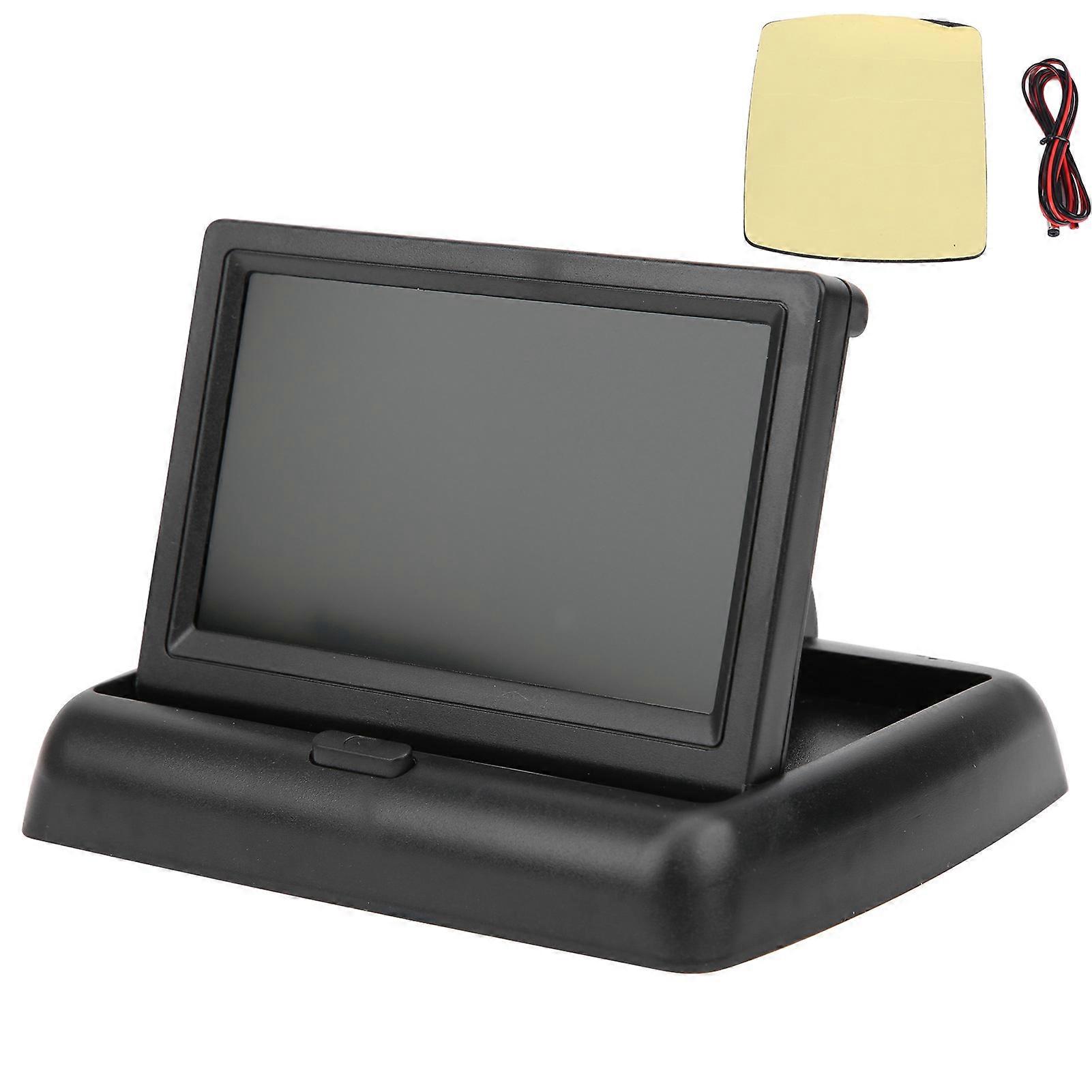 4.3in Car TFT LCD Monitor Camera Foldable Rear View Parking for RV Truck Passenger Bus YEMAA