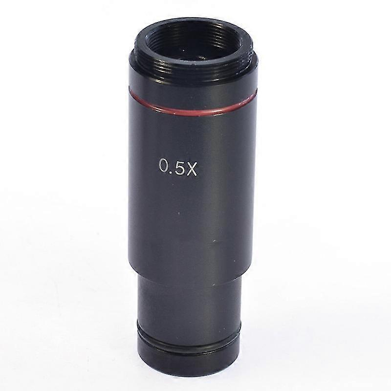 0.5x C Mount Microscope Adapter 23.2mm Electronic Eyepiece Reduction Lens 0.5x Microscope Relay Len