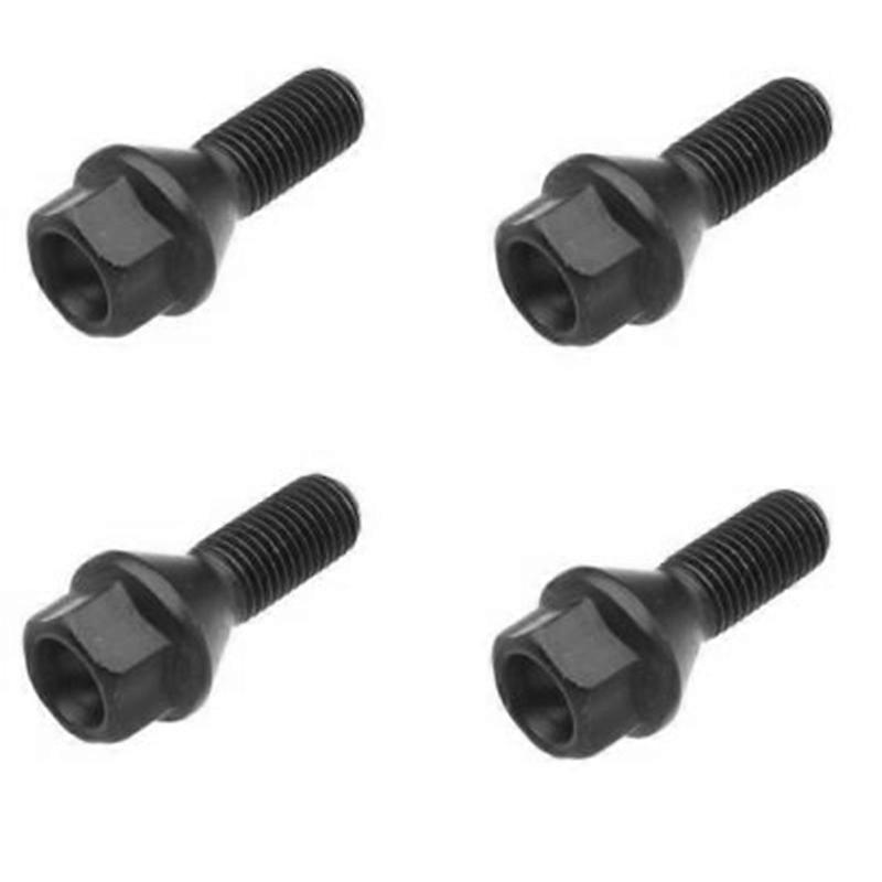 4Pcs Black Wheel Bolt Lug Nut for E30 E36 E46 E60 E90 36136781150