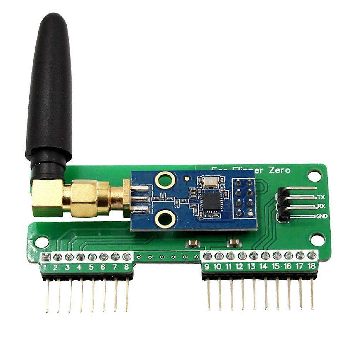 For null CC1101-modul SubGhz-modul med antenne 433MHz dekning