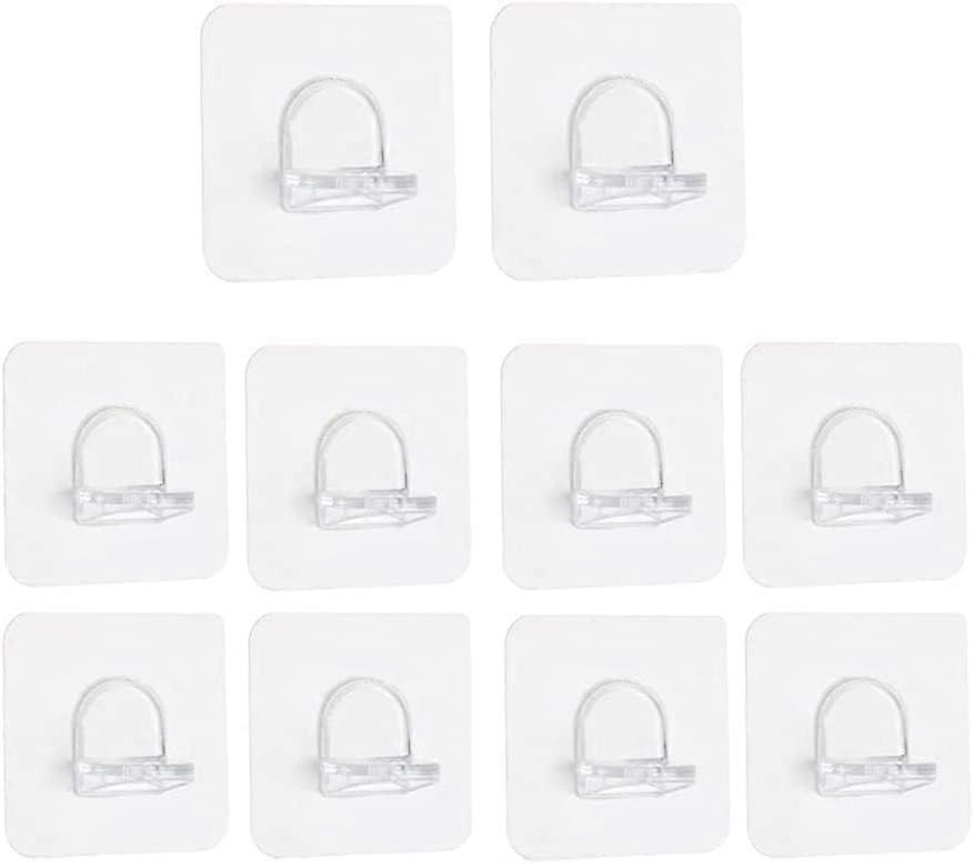 10pcs Self Adhesive Wardrobe Divider Bracket, 7CM Wardrobe Divider Brackets, Shelf Support Peg, Shelf Support Pegs, Console Bracket, for Closet