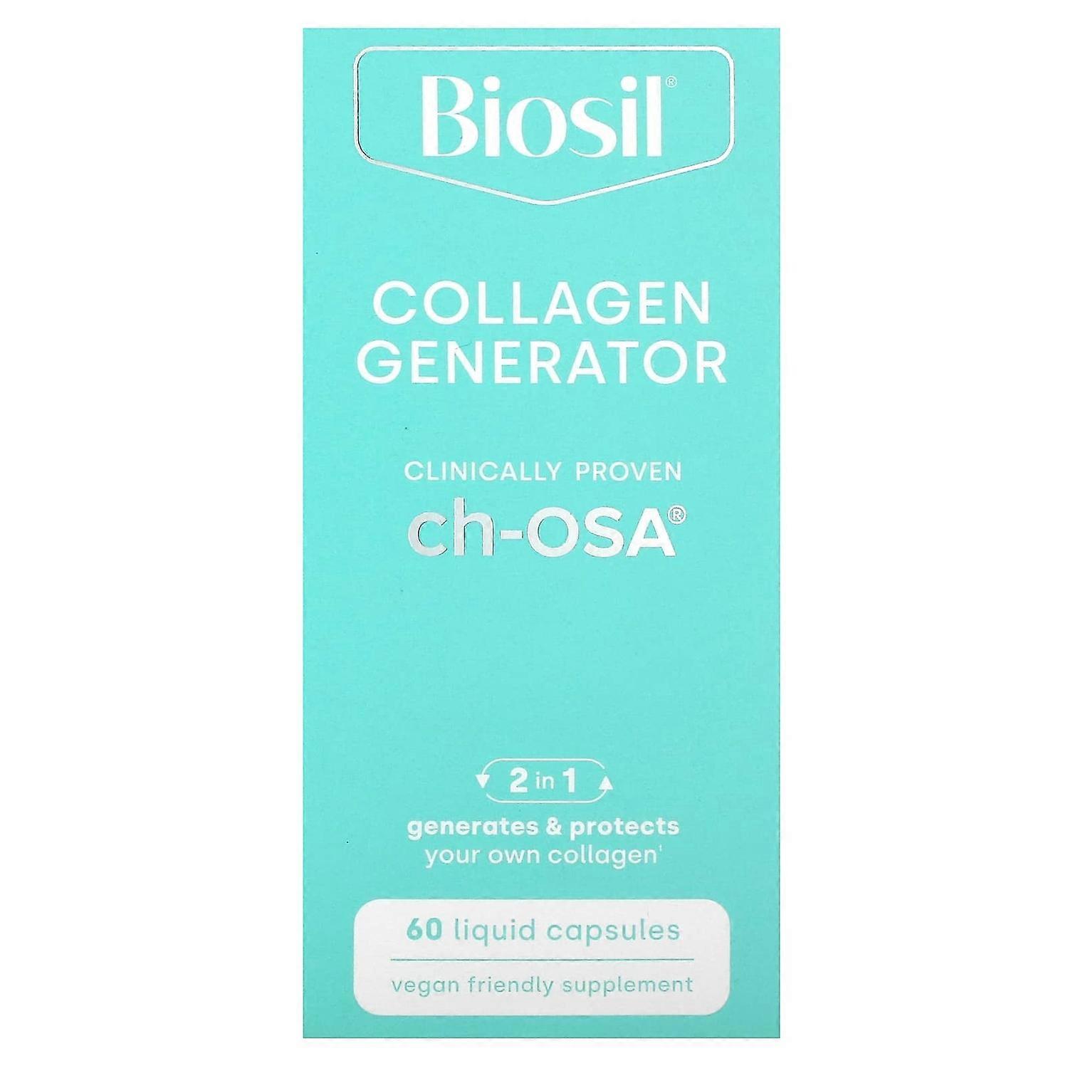Biosil, Collagen Generator, 60 Liquid Capsules
