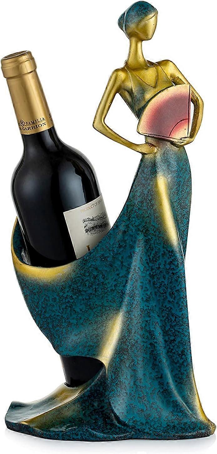 Wine Bottle Holder Elegant Wine Rack Holders Resin Red Wine Bottle Stand Shelf for Home Bar Accessor ZUQ