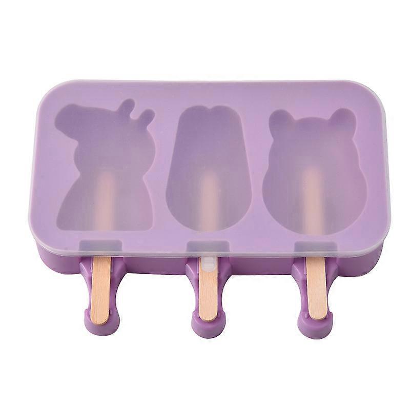 Silicone Popsicle Molds, Ice Pop Makers With Protective Lid
