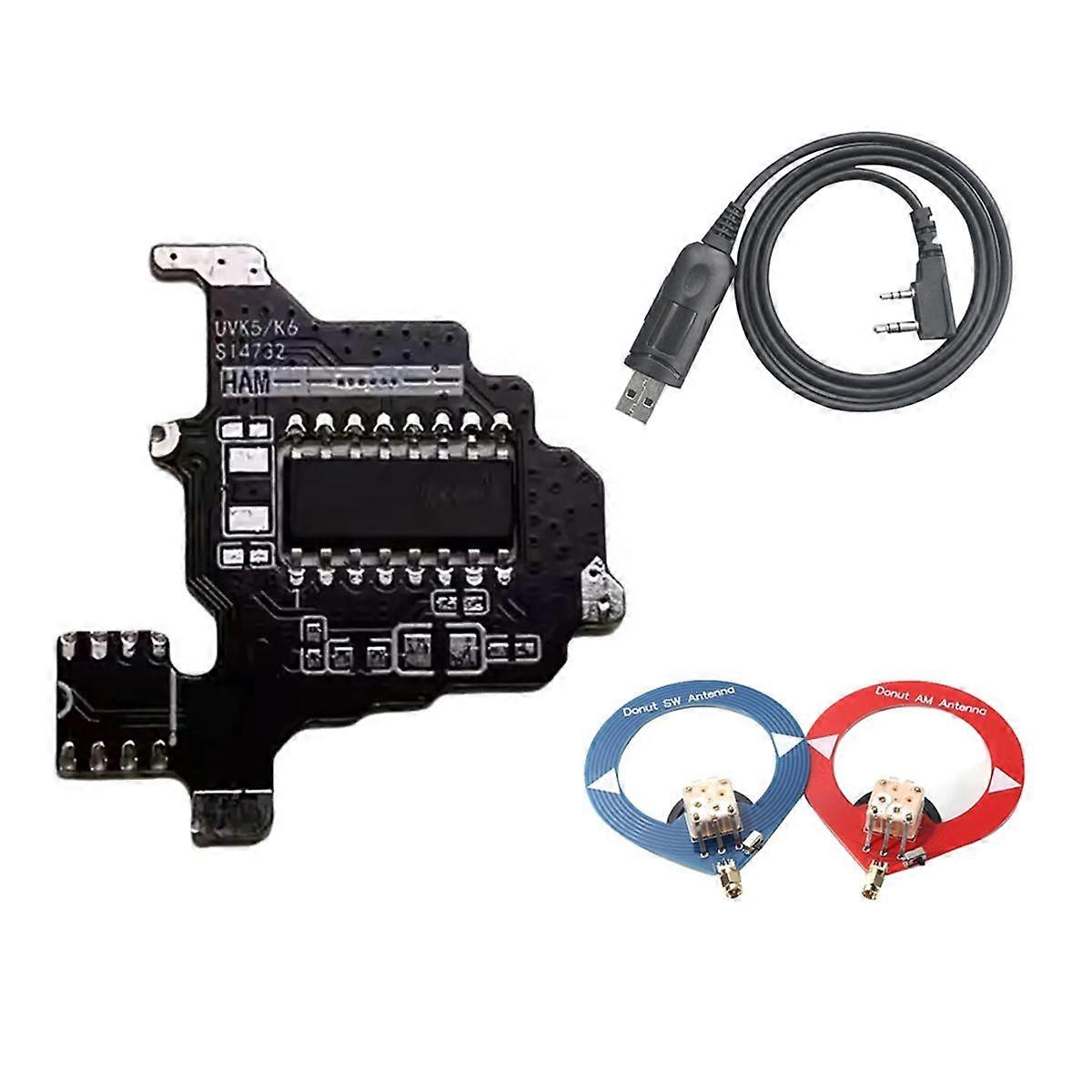 SI4732 Module Modification+2XDonut Antenna for K5/K6 Shortwave Radio Module Intercom Modification M