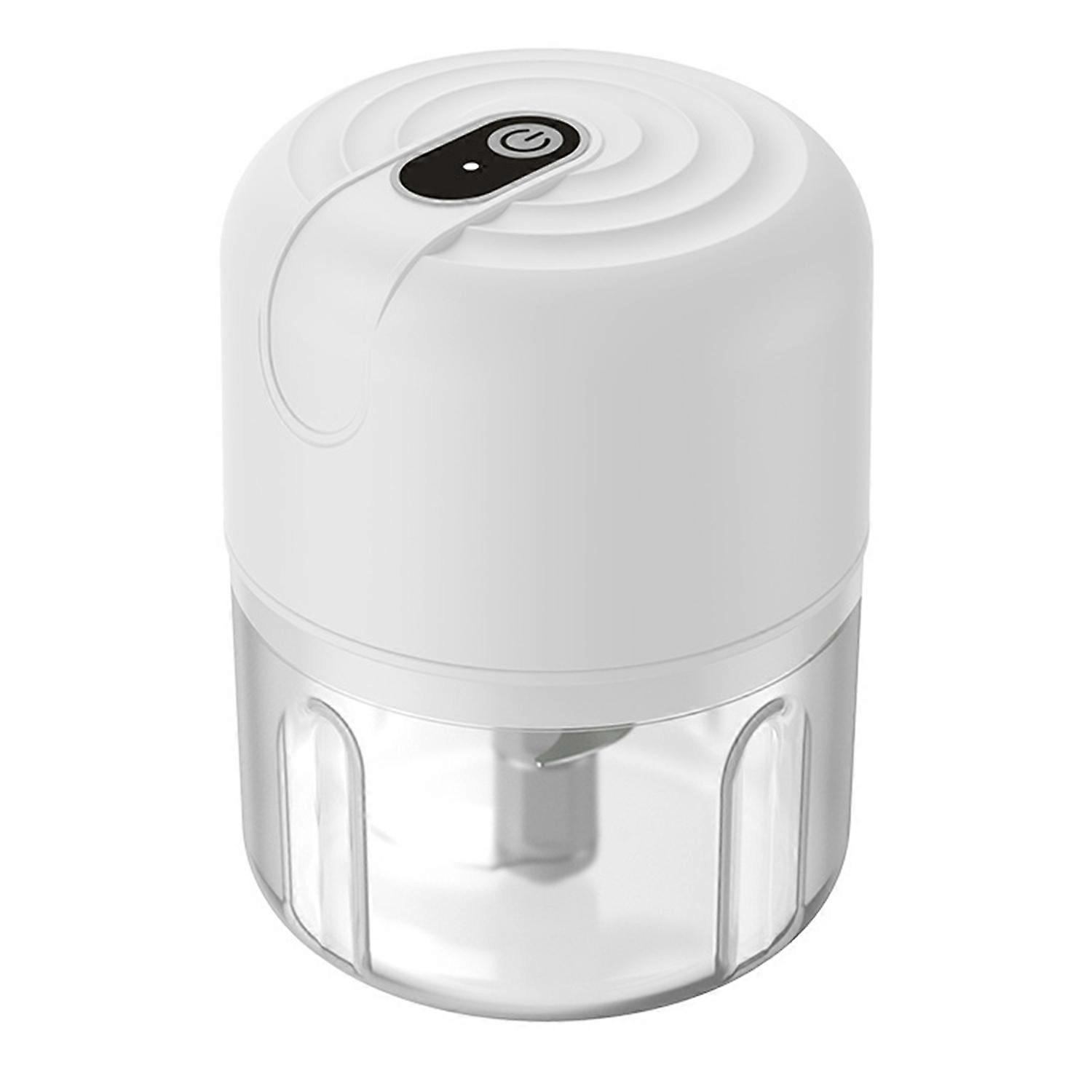 250ML Electric Garlic Chopper Small Food Processor One-Touch Press Veggie Mincer for Ginger, Chili, 