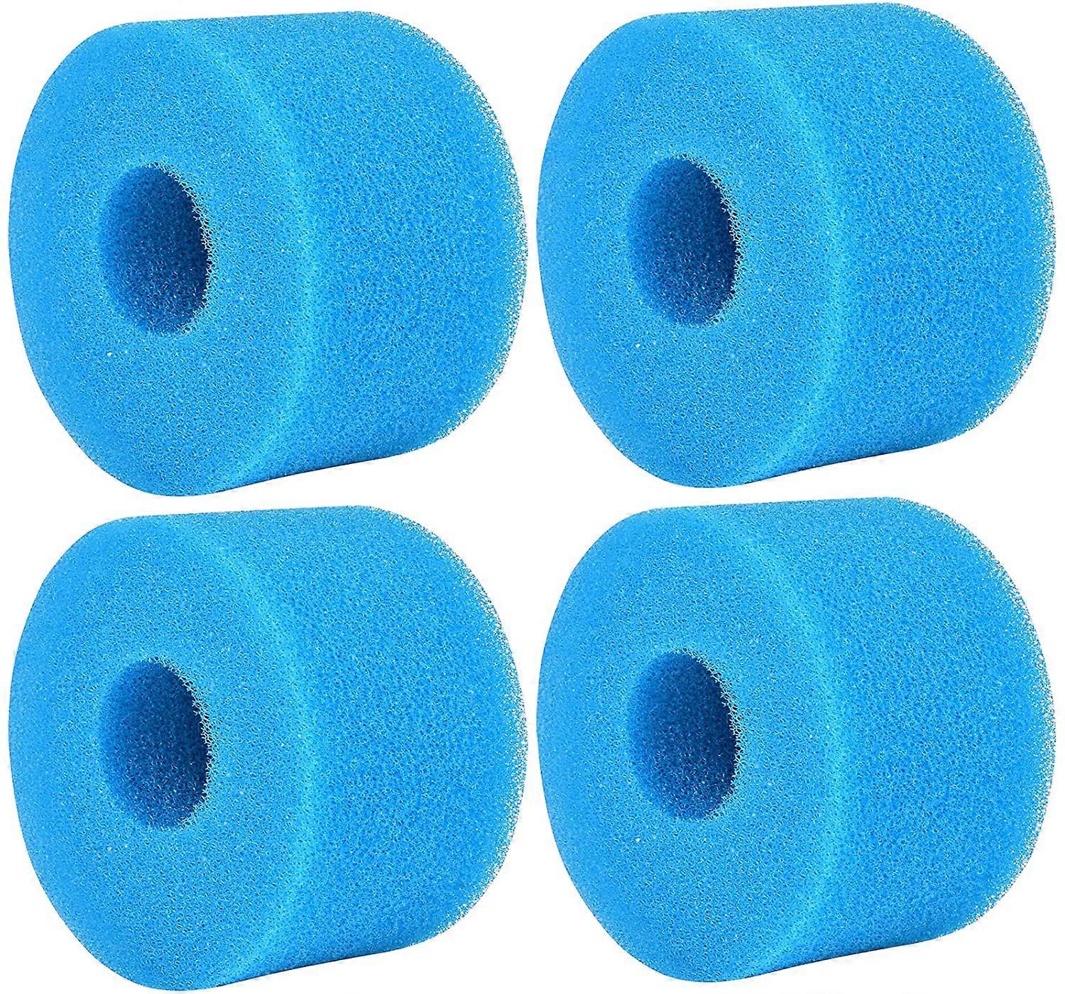 4 Pieces Filter Sponge Type, Foam Filter Cartridge, Pool Filter Foam, Reusable And Washable