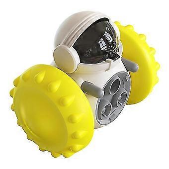 Treat Dispensing Puzzle Spielzeug für kleine Hunde, interaktive Jagdspielzeug, Slow Feeder, Verbessert die Verdauung von Haustieren, Roboterform Hundespielzeug