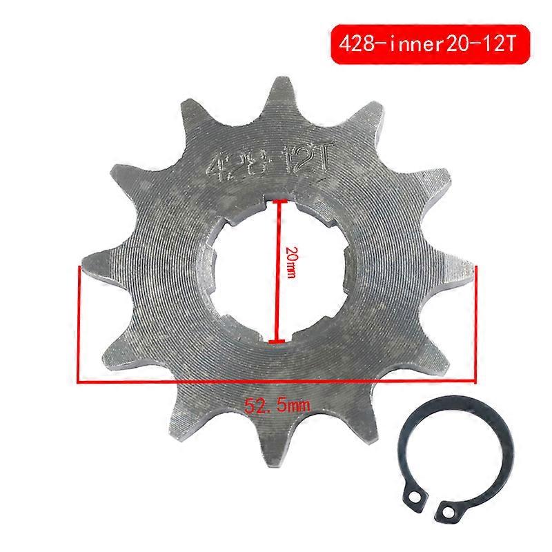 428# μπροστινός γρανάζι μηχανών 20mm 10T-19T για τη μοτοσικλέτα μηχανικών δίκυκλων σωμάτων KAYO BSE SSR SDG ATV Quad Go Kart μοτοποδήλατο Buggy Scooter