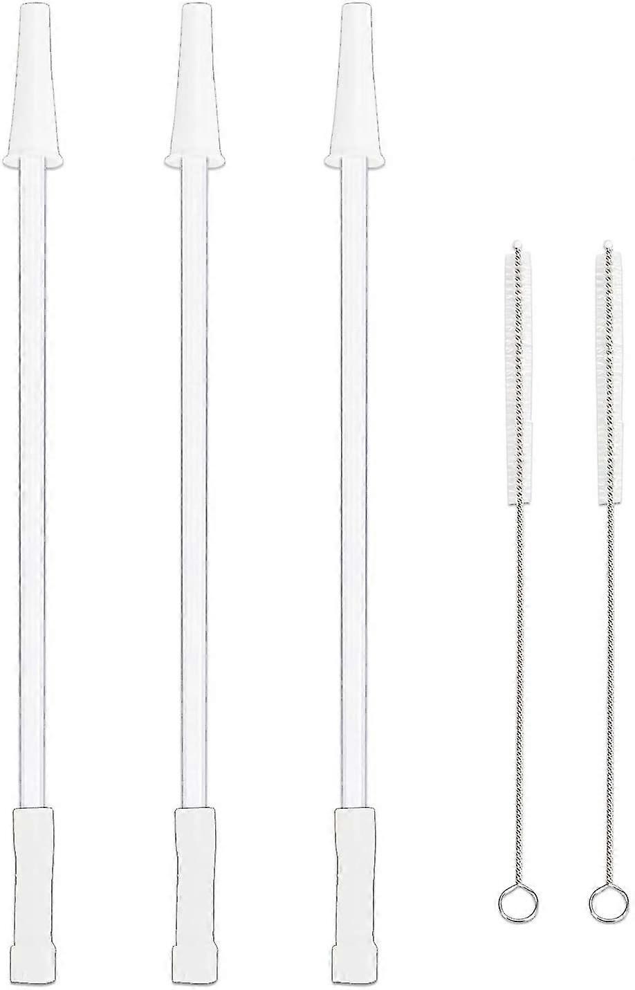 Straw Compatible Gallon Water Bottle Bpa, Reusable Adjustable Straw