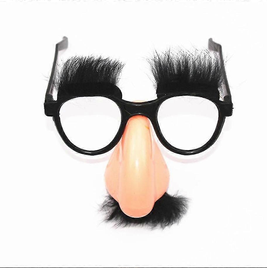 Funny Nose With Mustache Disguise Glasses, Party Favors, Halloween Costume Accessories Sjq