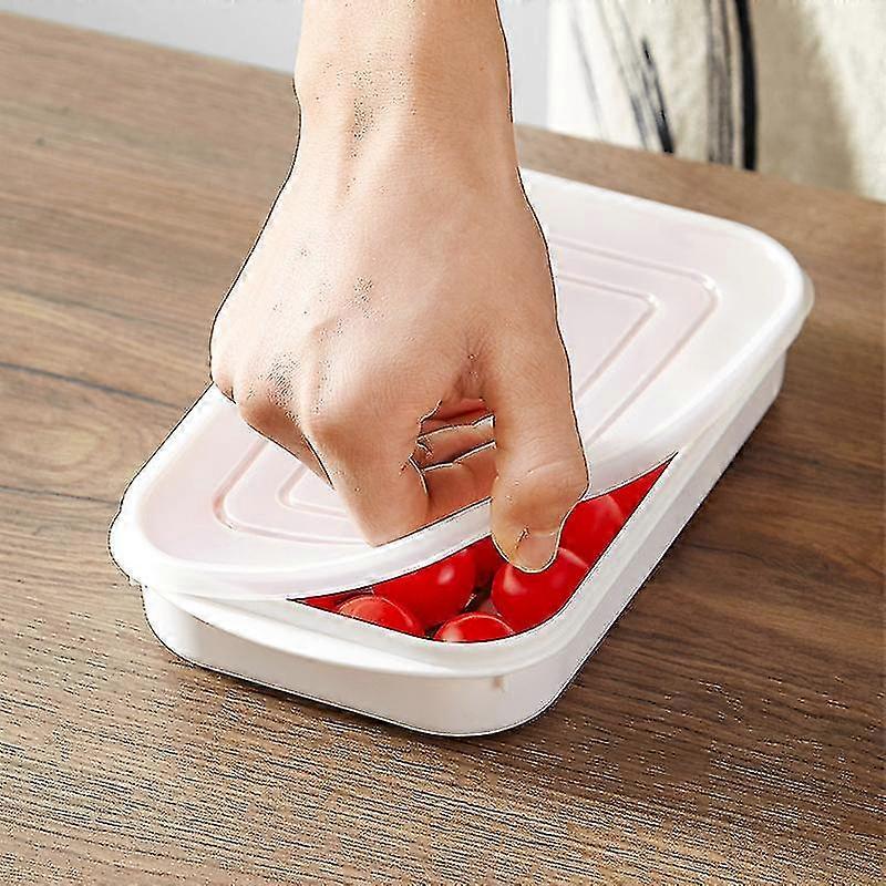 Plastic Transparent Multifunctional Food Storage Box With Lid
