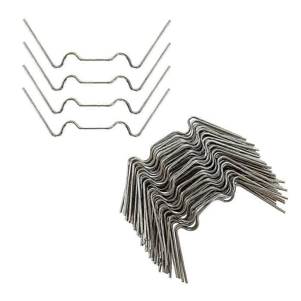 100Pcs W-Type Greenhouse Glass Spring Wire Glazing Overlap Clips Fixing Clamps KAESI