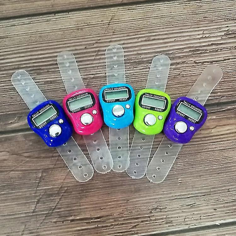 Finger Counter Clickers, 5-pack Resettable Hand Counters