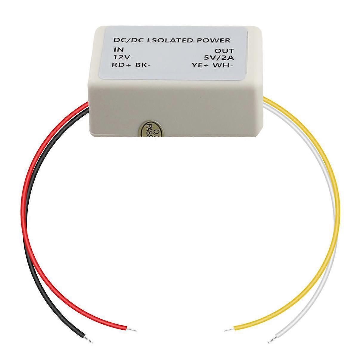 DC-DC Isolated Power Module DC12V Input DC 5V/2A Output Converter Common Ground Isolation Anti-Inte
