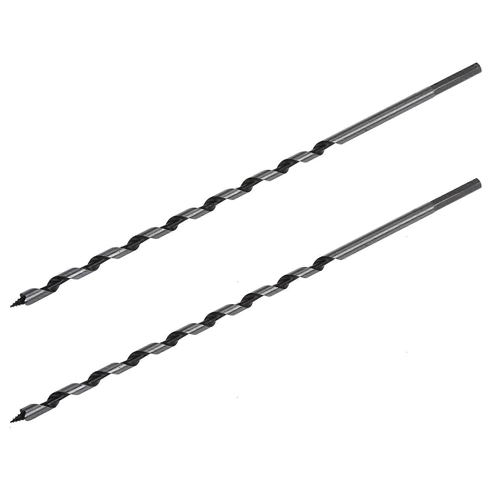 2pcs 6mm Long Combination Wood Borer Carpente Auger Drill Bit