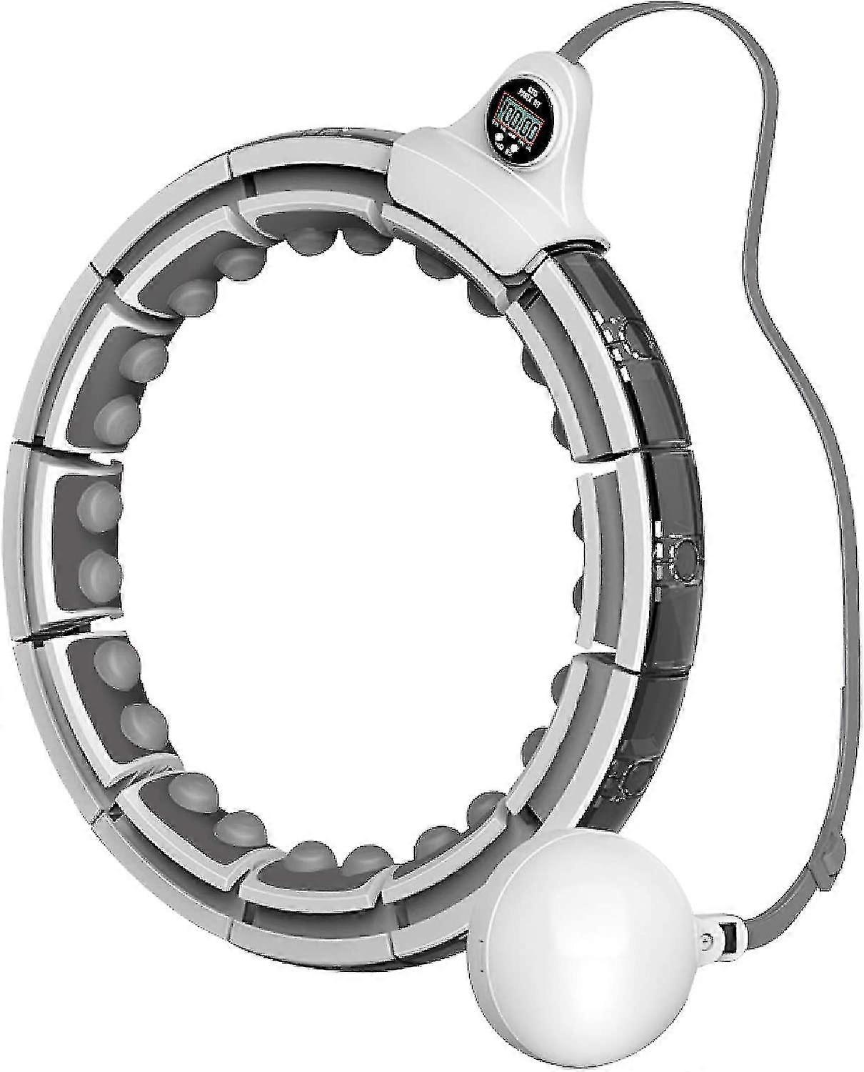 detachable slimming body smart lcd counting digital weighted hula hoops