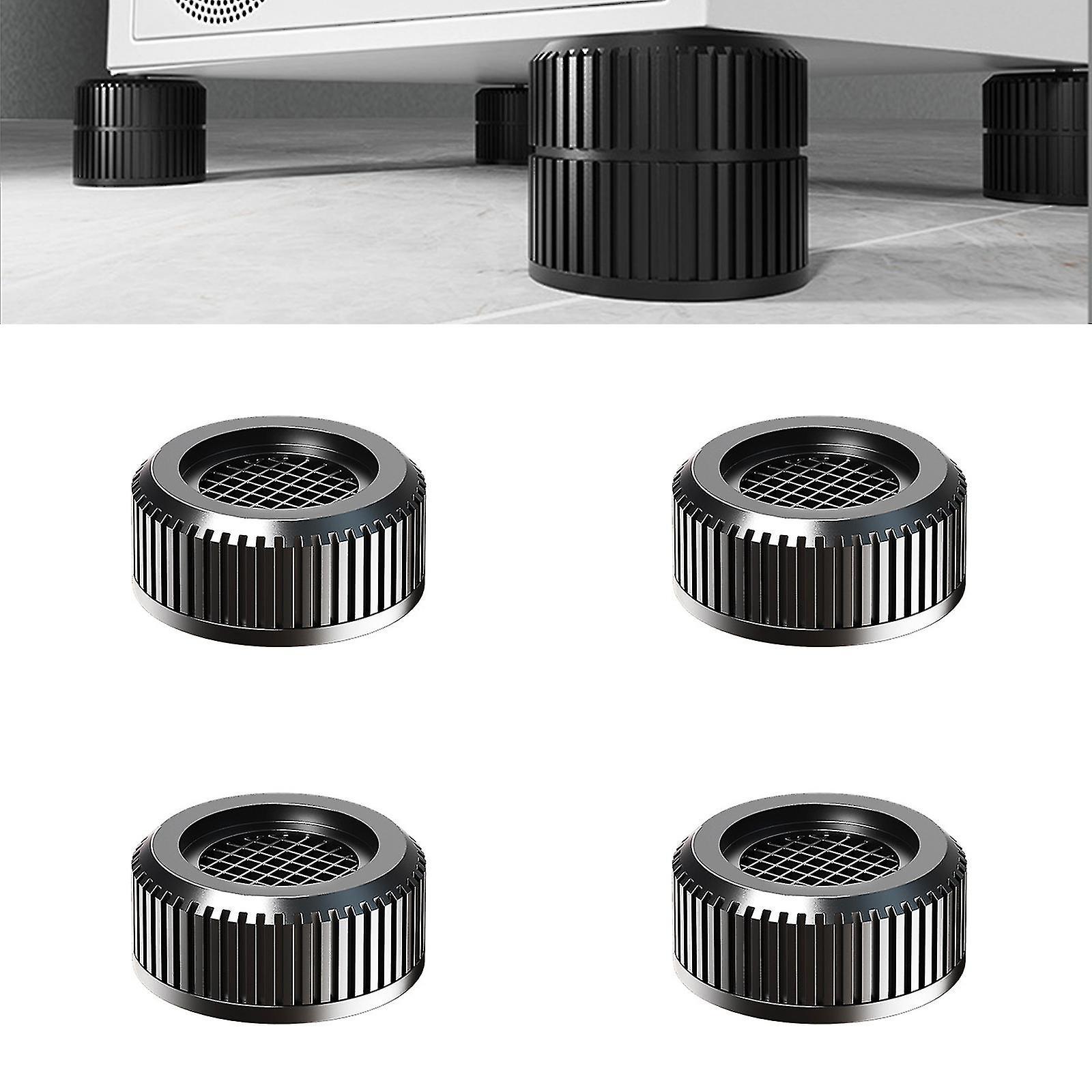 Washing Machine Anti Vibration Pads Set Of 4 - Shock Absorber Foot Base Lifting Support Holder For Noise Reduction, Floor Protection And Anti-skid