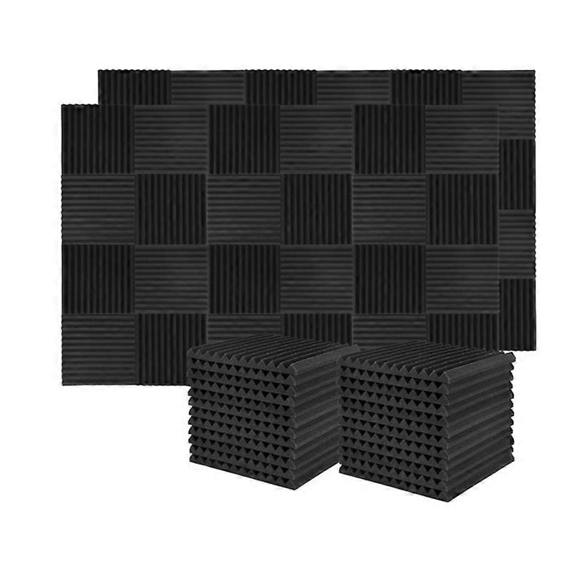 60 Pcs Sound Insulation Board Sound Insulation Studio Foam,For Wall Sound