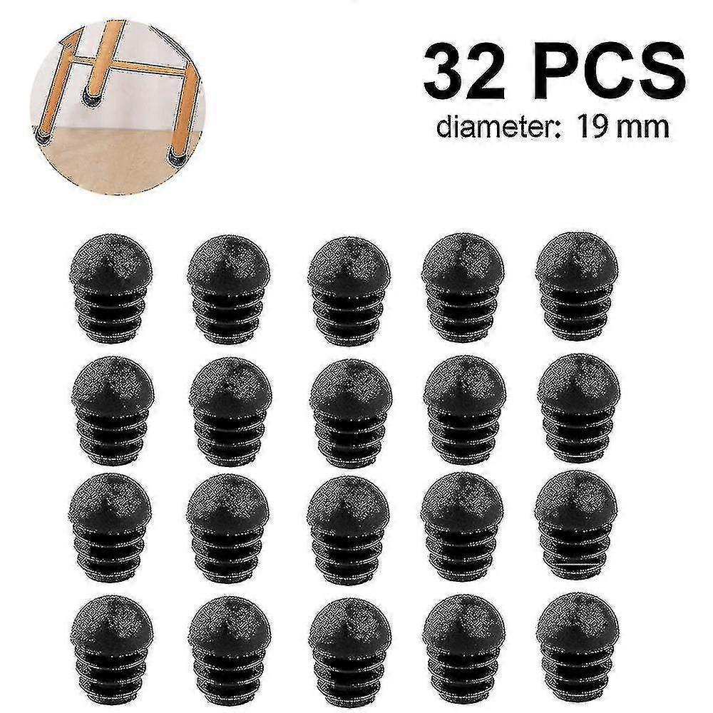 32 Pieces Pipe Plugs, Round End Cap, Pipe, Lamr Plugs-YH