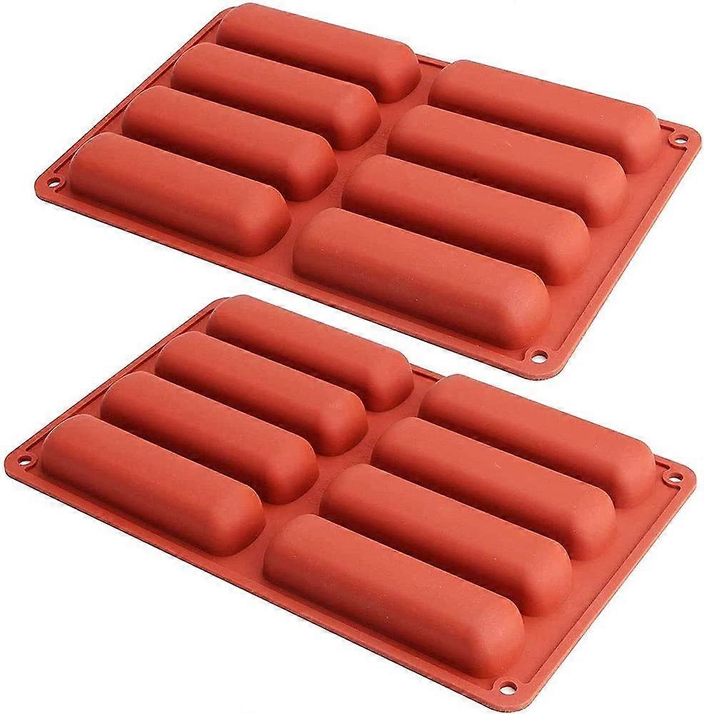 2 Pieces Rectangular Silicone Mold,Cake Shape Mold,Rectangular Cookie Silicone Mold,for Bread,Cake,Chocolate Bar,Granola Bar,Cookies