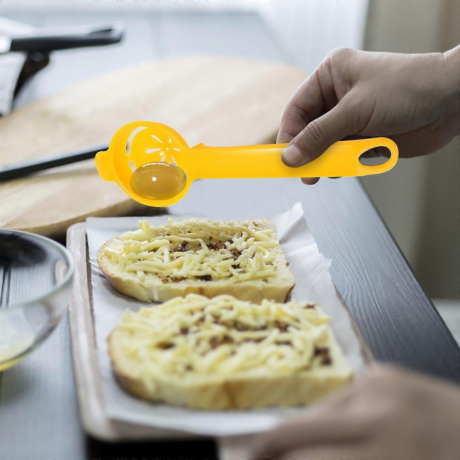 Kitchen Utensils Plastic White Separator Separator Protein Separation Baking Tool Separator Strainer