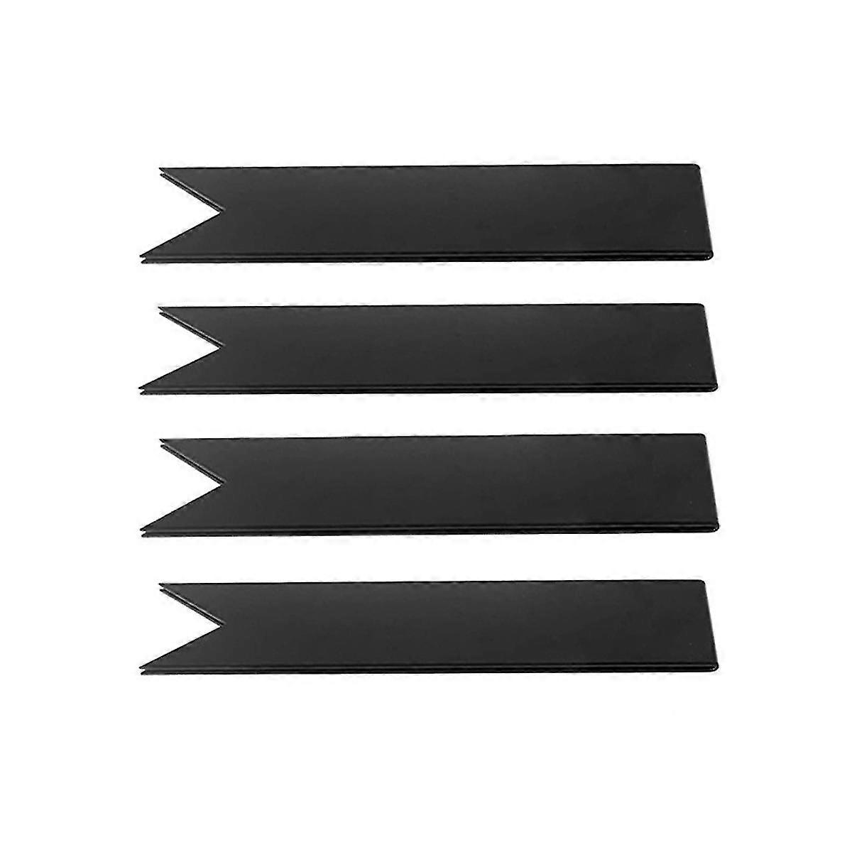 4 عبوات موصل مشابك ، ارتفاع Cor-Ten Metal Stakes ل 6 8 14 بوصة طويلة من الصلب ذو المناظر الطبيعية ، أسود ، 16.2 بوصة