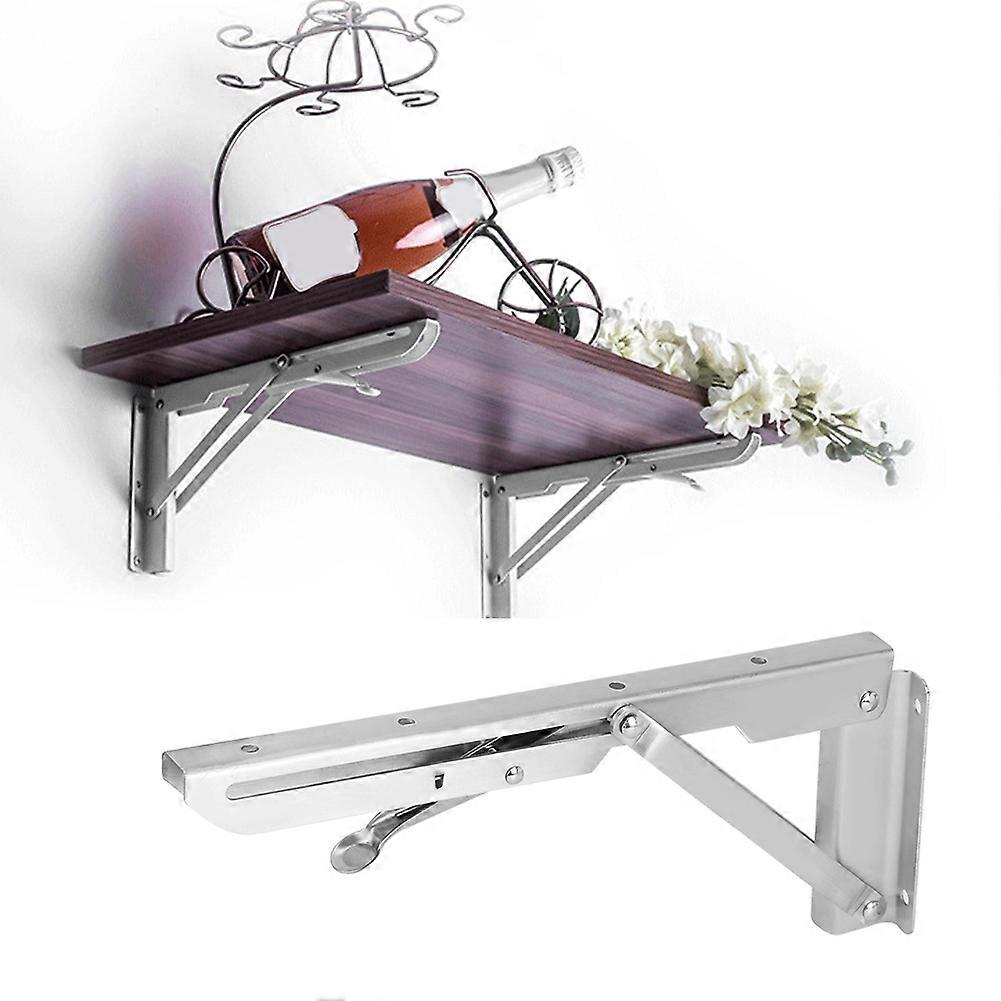 K Type Stainless Steel Folding Bracket Support for Home Movable Storage Rack