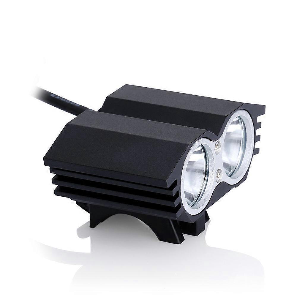 (m2T6-4x18650 with tail light set British standard) 2000Lm Bike Light Set,USB Rechargeable Bicycle Lights, Safety & Easy Mount LED Cycle Lights