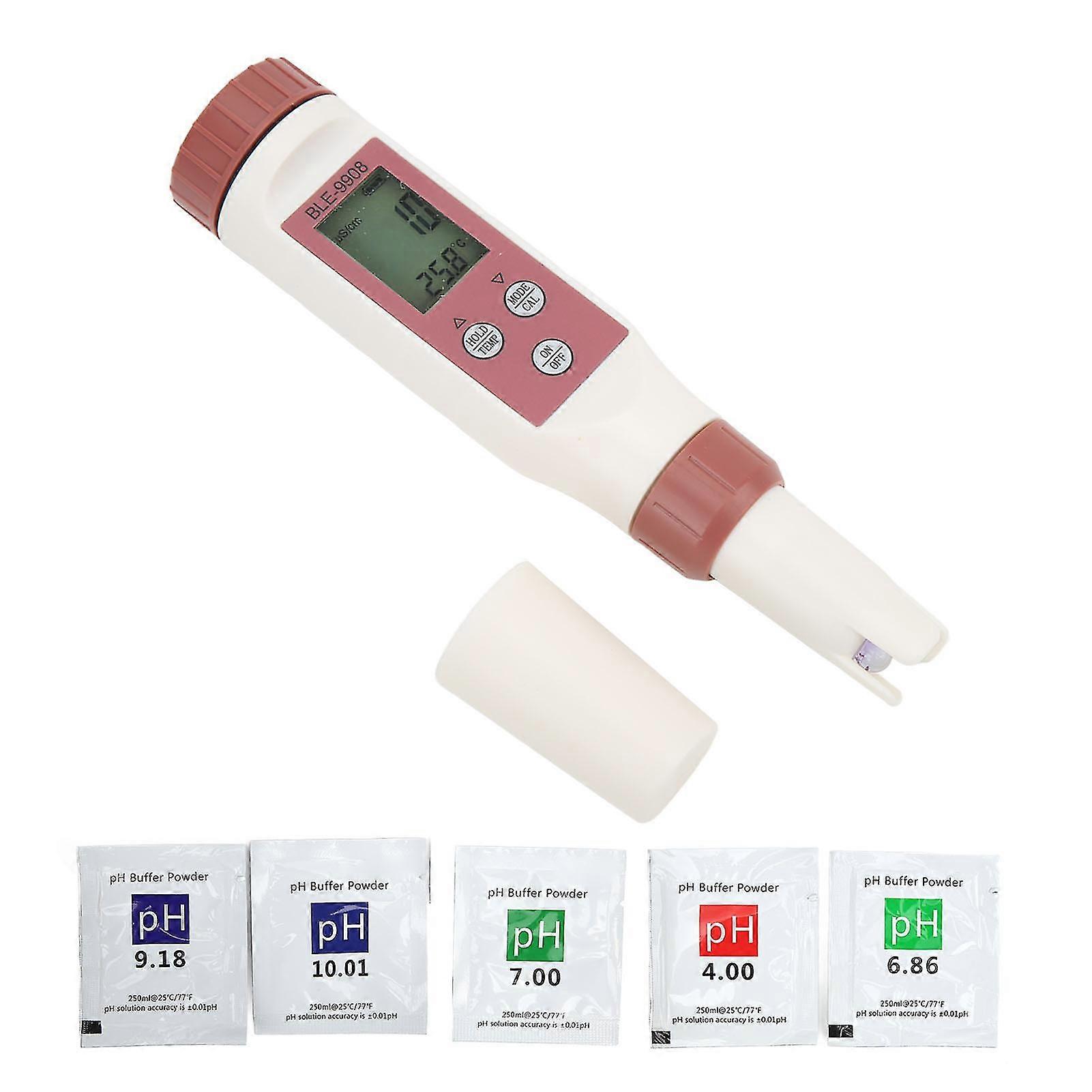 High Sensitivity Digital Water Quality Monitor Tester for PH TDS EC Temperature - ABS Housing