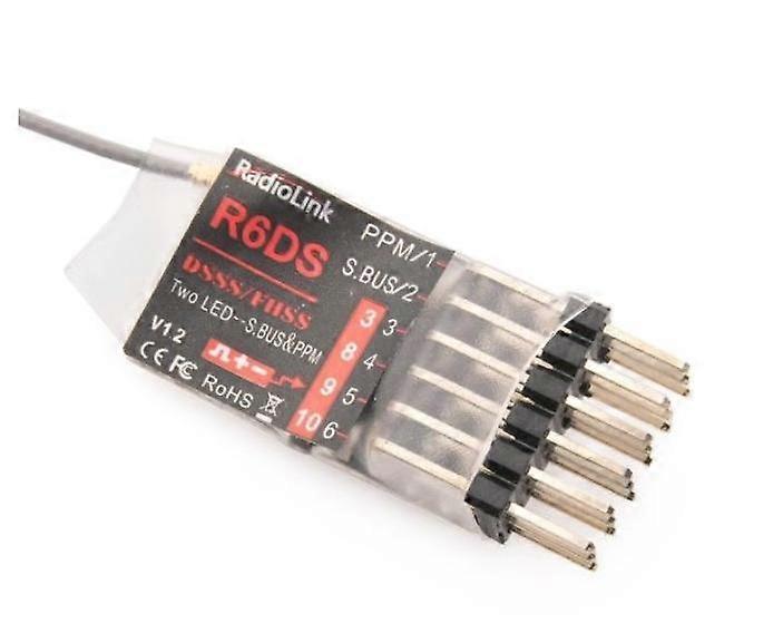 Radiolink R6DS 2.4G 6CH PPM PWM SBUS Ausgang Empfänger Kompatibel AT9 AT10 Transm
