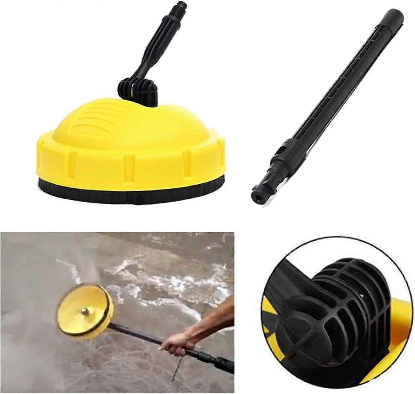 Robot Vacuum Cleaner Pressure Washer Surface Clean Round Garage Door Tool