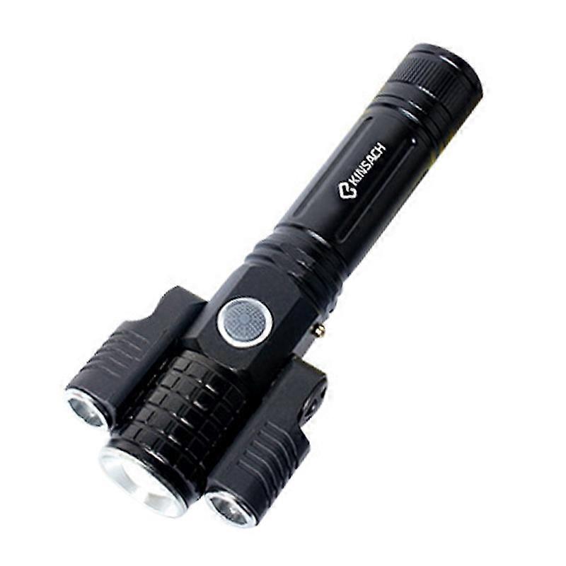 KS-738 Waterproof T6+XPE Zoomable LED Flashlight